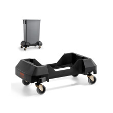 VEVOR Vuilnisbak Dolly, Geschikt voor 16/23 Gallon Containers, Smalle Rollerbasis met 4 Zwenkwielen, 200lbs Draagcapaciteit