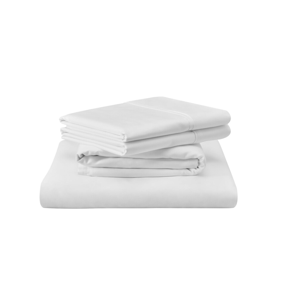 TEMPUR Luxe Egyptian Cotton Sheet Set White - Split King
