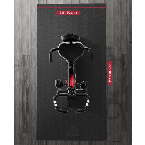 HAPBEAR Esteras de Ejercicio, para Cinta de Correr, Bicicleta Peloton, Protección Suelos 1