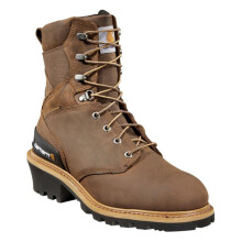 Carhartt 8" Waterdichte Lederen Logger Boot - Composiet Neus Werklaarzen voor Mannen met Goodyear Welt