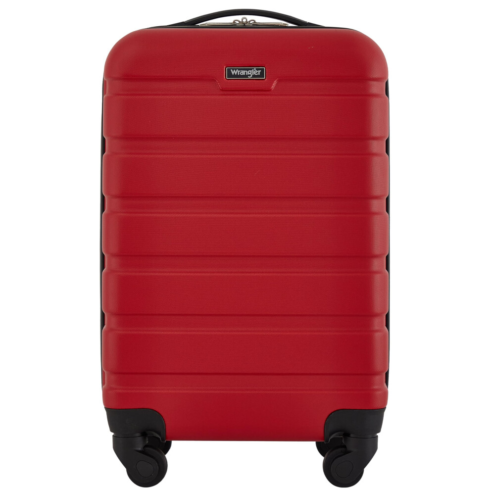 Wrangler Hardside Spinner Carry-On Luggage  Salsa Red  22-Inch-image-OPC-PGT9PKH-NEW