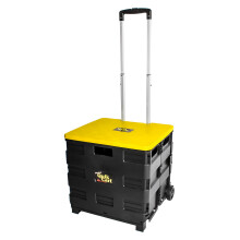 dbest producten Quik Cart Opvouwbare Rijdende Bak op Wielen voor Leraren 80 lbs Capaciteit