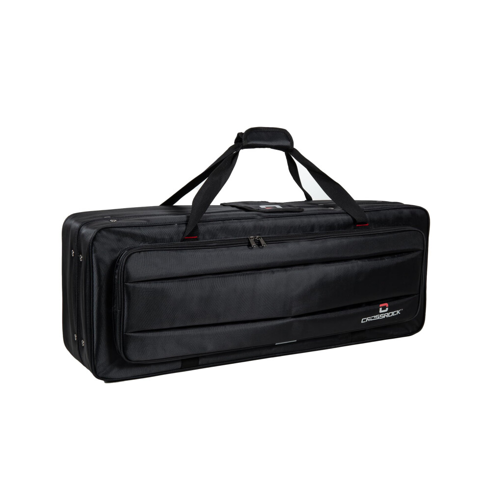 Crossrock Custodia Leggera In Schiuma Per Sassofono Tenore Sib | Rivestimento Oxford Nero (Black), Spallacci Zaino, Tasche Accessori – Design Rettangolare-image