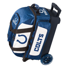 Strikeforce Bowling NFL Indianapolis Colts Two Ball Bowling Roller Bag with Ball Shoe and Accessory Pockets