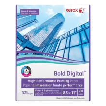 Xerox Bold Digital Printing Paper  Letter Size  100 Brightness  32 Lb Text (120 gsm)  FSC Certified  White  Ream Of 500 sheets