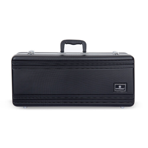 Crossrock CRA860ASBK-R Alto Saxophone Case-Rectangular ABS Molded with Single Shoulder Strap Black