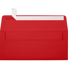 LUXPaper #10 Business Konvolutter | Peel & Press | 4 1/8"""" x 9 1/2"""" | Rubinr?d | 80 lb. Tekst | 500 stk