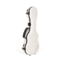 Custodia Crossrock in fibra di vetro con lucchetto TSA per ukulele da concerto da 24'' - Bianco latte (CRF2020CUMW)