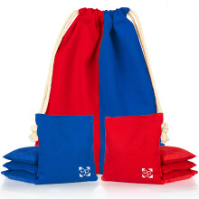 Spela Platoon Professional Cornhole Vskor - Uppsttning av 8 reglering Alla vder Tvsidiga frbttrade bnvskor fr Pro Corn Hole Game - 4 Red