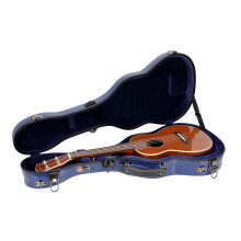 Crossrock Spesso imbottito imbottito in fibra di vetro blu navy tenore Ukulele Case (CRF1020TUNVBL)