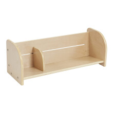 ECR4Kids Tabletop Book Display  Adjustable  Library Storage  Natural