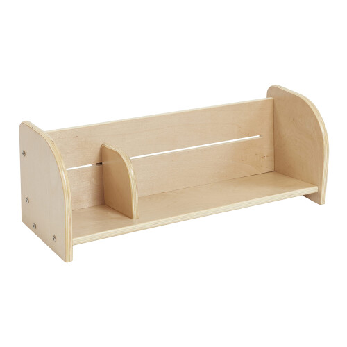 ECR4Kids Tabletop Book Display  Adjustable  Library Storage  Natural