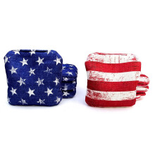 SC Cornhole Games Professional Dual Sided Cornhole Bags- 16 oz 6x6 w/Premium Resin Fill - Official Tournament Slide/Stick Pro Bean Bags - Regulation/