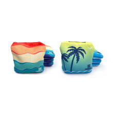 SC Cornhole Games Professional Dual -Sided Cornhole Bags- 16 Oz 6x6 w/Premium Harts Fill - Officiell turnering Slide/Stick Pro Bean Bags - Regler