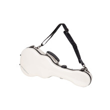 Case in fibra di vetro Crossrock con blocco TSA per 27 '' Tenor Ukulelex-Milky White (CRF2020TUMW)