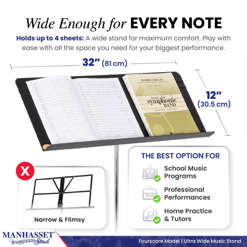 MANHASSET 51 FourScore Stand Music (5101) 1