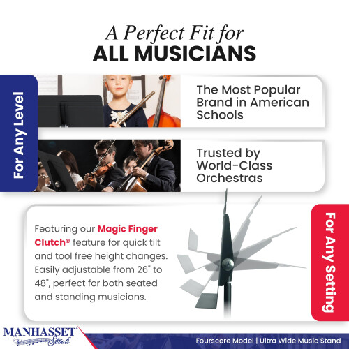 MANHASSET 51 FourScore Stand Music (5101) 2