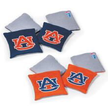 Wild Sports NCAA Auburn Tigers 8pk Dual Sided Bean Bags Team Color