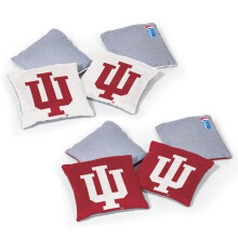 Wild Sports NCAA Indiana Hoosiers 8pk Dual Sided Bean Bags Team Color