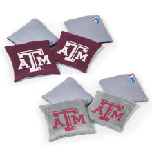 Wild Sports NCAA Texas A&M Aggies 8pk Dual Sided Bean Bags Team Color