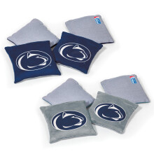 Wild Sports NCAA Penn State Nittany Lions 8pk Dual Sided Bean Bags Team Color