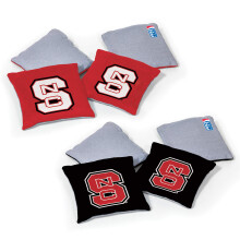 Wild Sports NCAA North Carolina State Wolfpack 8pk Dual Sided Bean Bags Team Color
