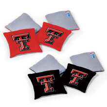 Wild Sports NCAA Texas Tech Red Raiders 8pk Dual Sided Bean Bags Team Color