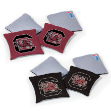 Wild Sports NCAA South Carolina Gamecocks 8pk Dual Sided Bean Bags Team Color