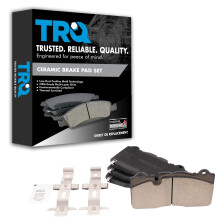 Ceramiczne klocki hamulcowe przednie TRQ kompatybilne z Cadillac CTS 2016-2019