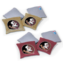 Wild Sports NCAA Florida State Seminoles 8pk Dual Sided Bean Bags Team Color