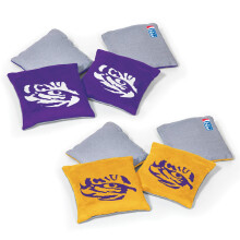 Wild Sports NCAA LSU Tigers 8pk Dual Sided Bean Bags Team Color