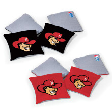 Wild Sports NCAA Nebraska Cornhuskers 8pk Dual Sided Bean Bags Team Color