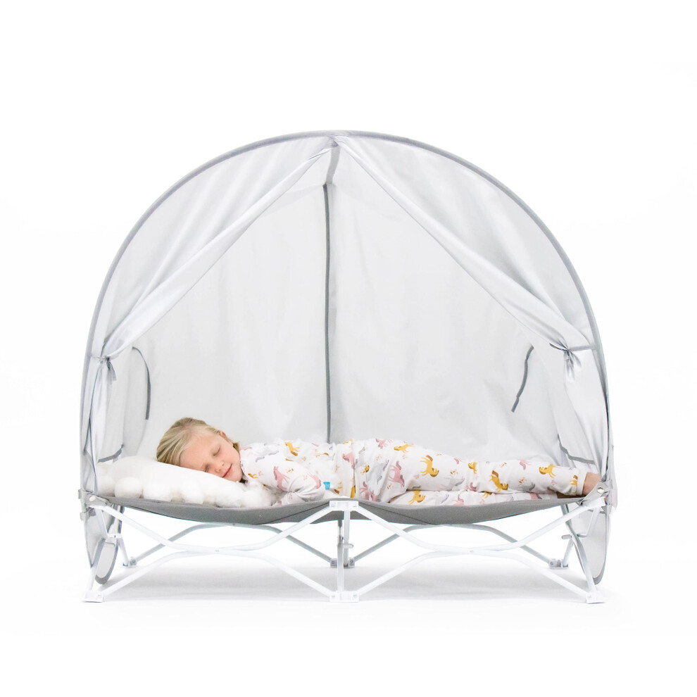 Lit b  b   portable Regalo My Cot Deluxe avec baldaquin et protection UV