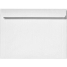 LUXPaper 9 x 12 h?ftekonvolutter | Lys hvid | 28 lb. Tekst | 250 stk