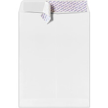 LUXPaper 9 x 12 ?bne konvolutter | Peel & Press | Hvid | 28 lb. Tekst | 250 stk