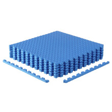 CAP Barbell 3/4-Inch Interlocking EVA Foam Exercise Puzzle Mats - 1 Pack | 24"""" x 24"""" x 3/4"""" | Diamond Pattern - Blue