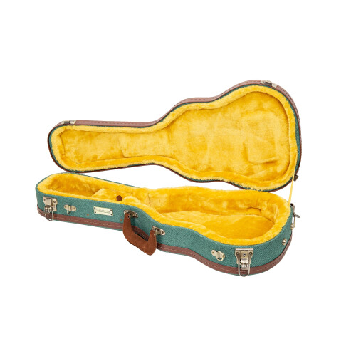 Crossrock Master Series Tenor Ukulele Case 27'' | Malachite Blue Eco Tweed, Re-Engineered Shell, Backpack Straps 1