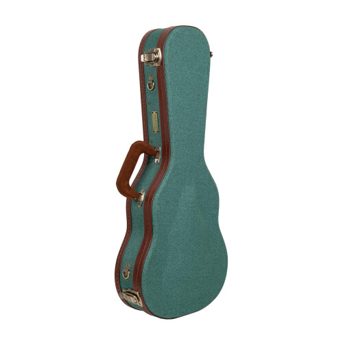 Crossrock Master Series Tenor Ukulele Case 27'' | Malachite Blue Eco Tweed, Re-Engineered Shell, Backpack Straps 2