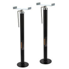 LUSHIH RV Slide Out Steun Stabilisatie Jacks, Camper Accessoires voor Reistrailers - 15" tot 26" - 5000 Lbs Elk - Pack van 2