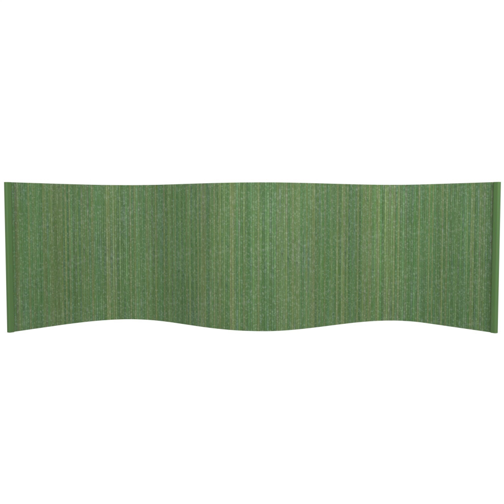 Paravent en bambou Red Lantern de 60 cm de long - Vert vieilli