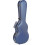 Crossrock Ukulele 0-String Concert Υπερελαφριά Θήκη από ABS σε Μπλε Χρώμα (CRA860CUBL) 3
