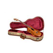 Etui na ukulele tenorowe Crossrock Master Series na duzy korpus 27'' | Klasyczna tkanina tweedowa na zewnatrz, przeprojektowane paski plecaka i skrz