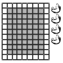 VEVOR Cargo Net met Gaas, 8' x 6.7' Cargo Net voor Pickup Truck Bed