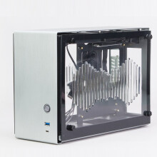 Gabinete PC Mini Torre - ZALMAN - M2 - Plata - Mini-ITX - 2 bahías internas - 1 ventilador de 80mm