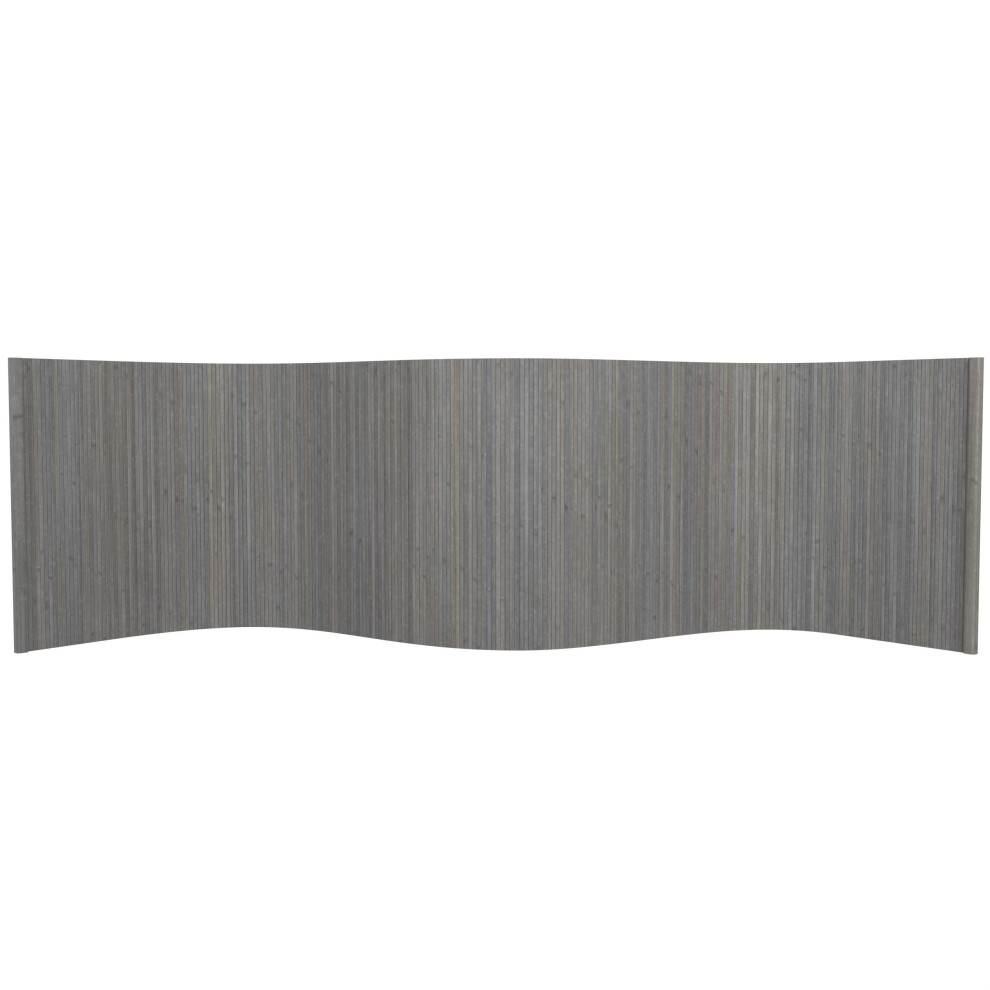 Paravent en bambou Red Lantern de 60 cm (2 pi) - Gris