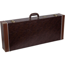 Crossrock rektangulrt trfodral passar F-Style Mandolin-Vintage Brown (CRW620MFBR-R)