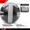 JFIT Wall Ball, 8 LB, Gris/Noir 4