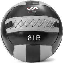 JFIT Wall Ball, 8 LB, Grijs/Zwart
