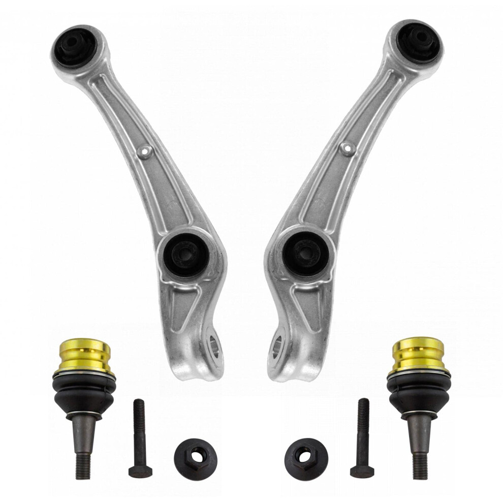 Trq Front Lower Control Arm With Ball Joint Set - Compatible With Audi A4 A5 A6 A7 Q5 S4 S5 (2008-2012) - Quattro 191213725108