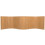 Red Lantern 2 ft. Short Bamboo Wave Screen - Natural 1
